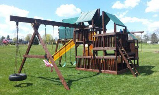 Completed Play Structure — Okemos, MI — Tony Grant’s Painting Company