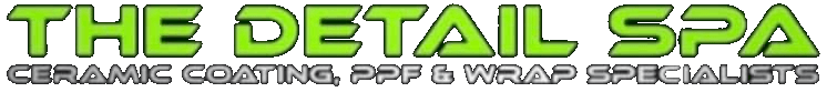 Green text logo that reads 