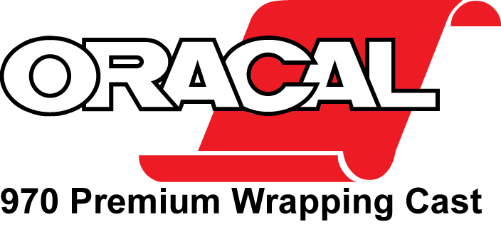 ORACAL logo with red backdrop and text 
