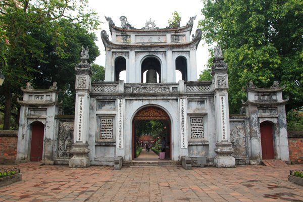 Exterior view of the building in Vietnam