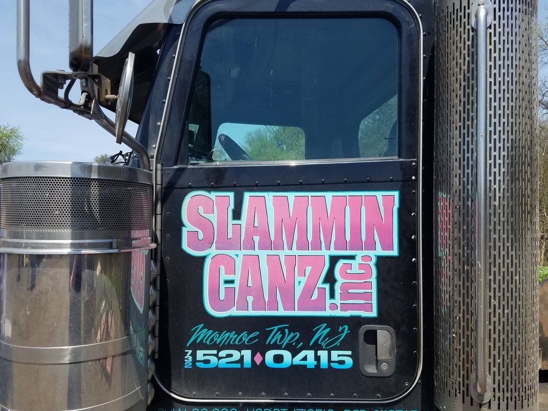 Slammin Canz Service Truck Door — Monroe Township, NJ — Slammin Canz, Inc.