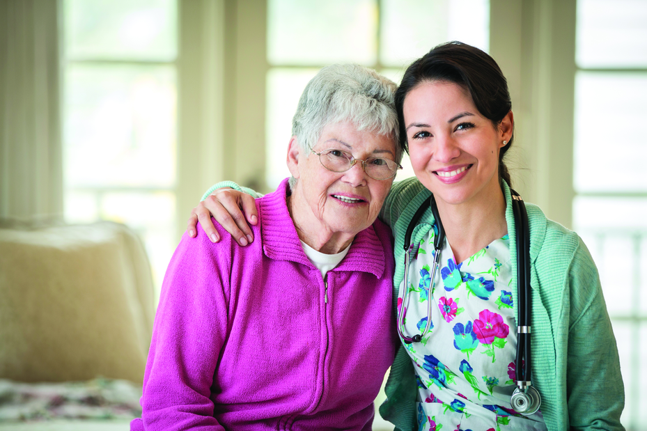Certified Nursing Assistant with Elderly Patient