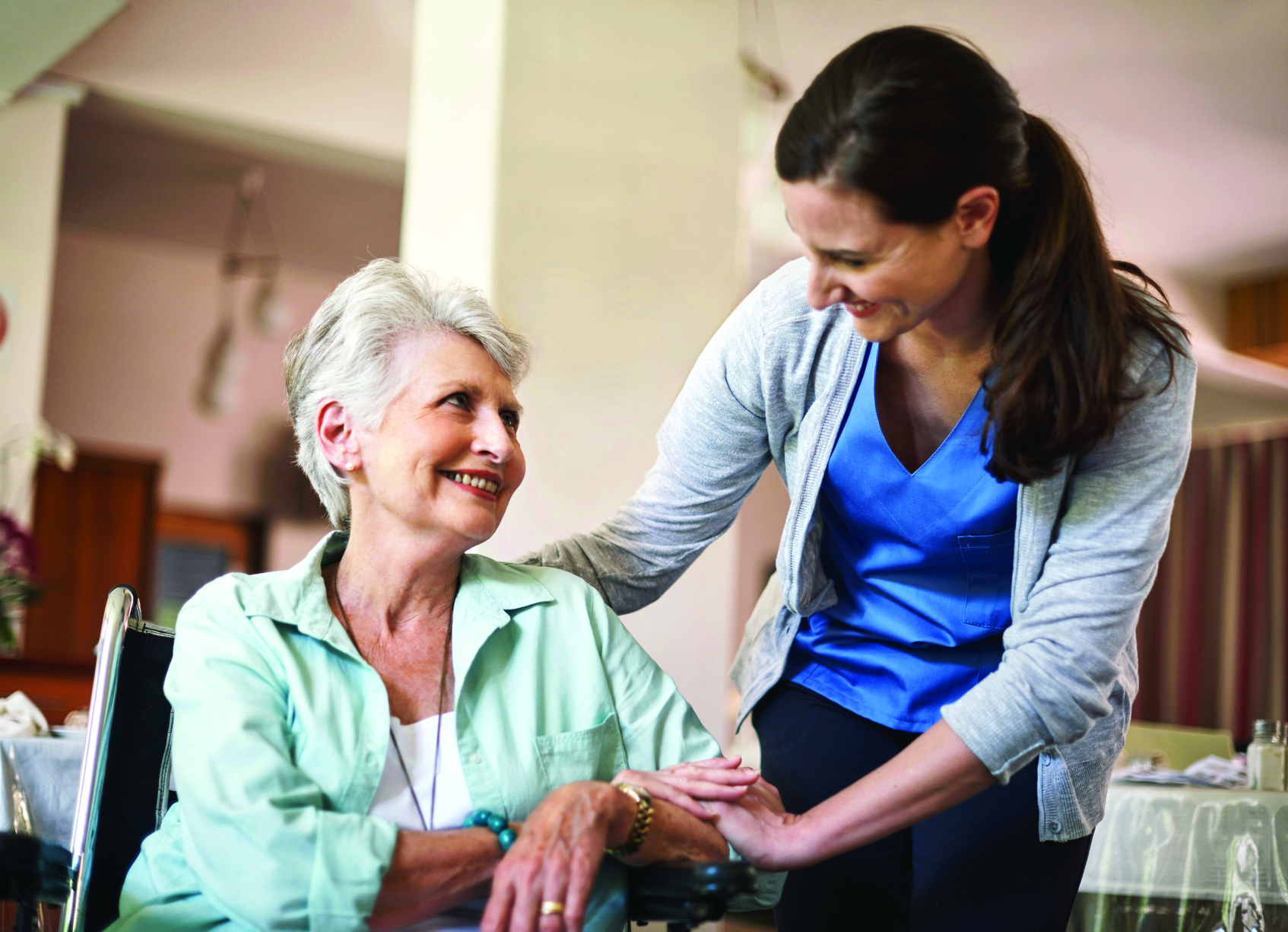 Mental Healthcare Provider with Elderly Patient