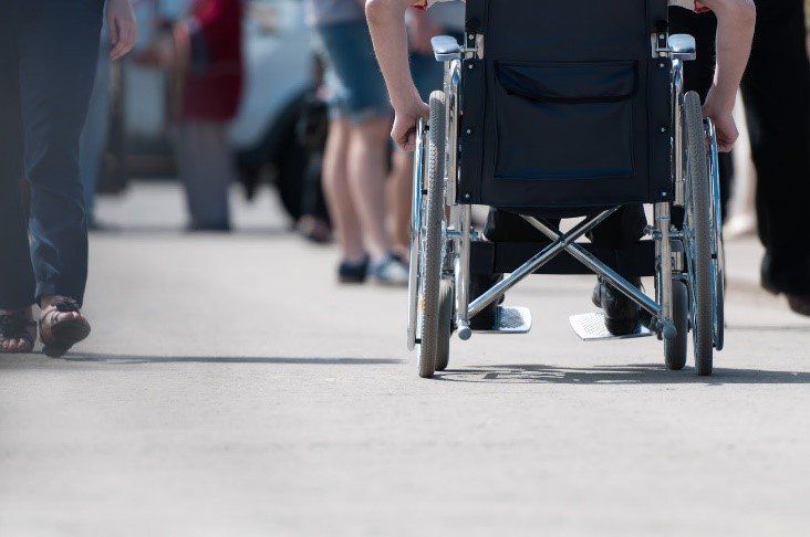 Disabled Man on Wheelchair — Hillside, IL — Illinois Insurance Center Inc