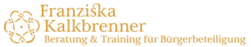 A logo for franziska kalkbrenner beratung & training