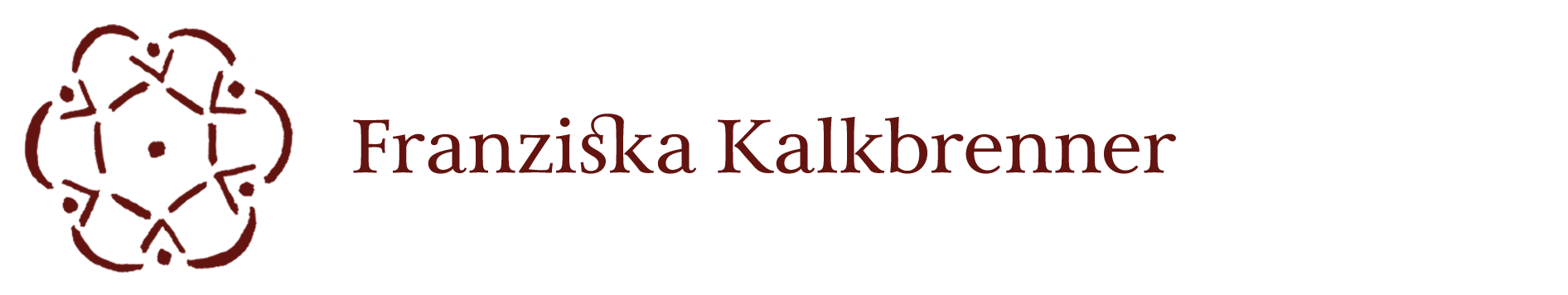 Ein Logo mit der Aufschrift Franziska Kalkbrenner