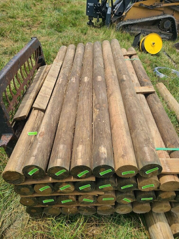 Wooden Fence Posts