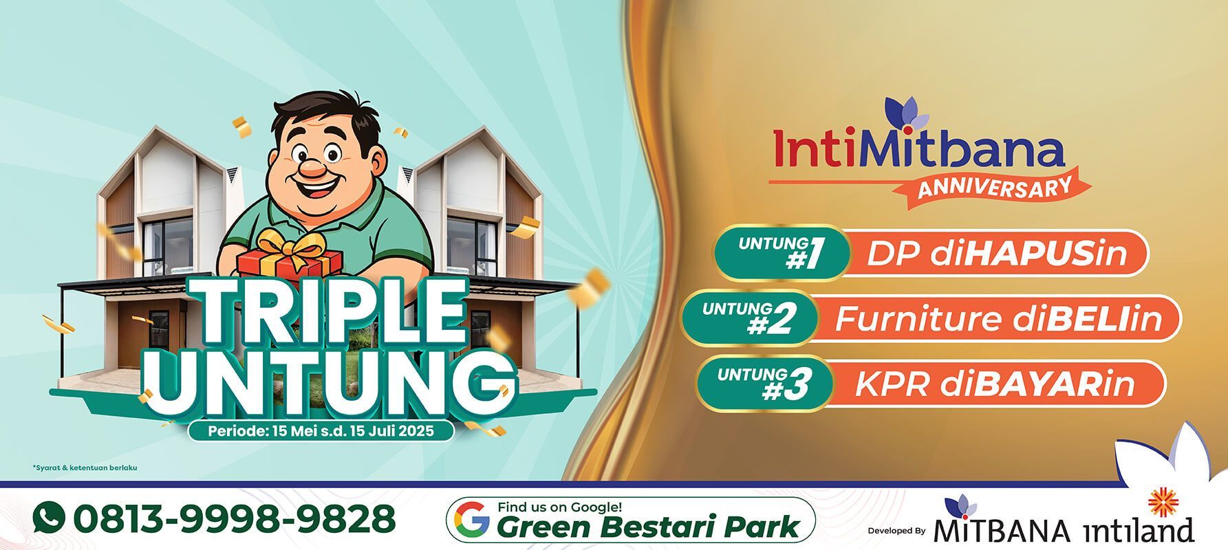 Green Bestari Park Perumahan Milenial Rumah Tangerang Green Casa