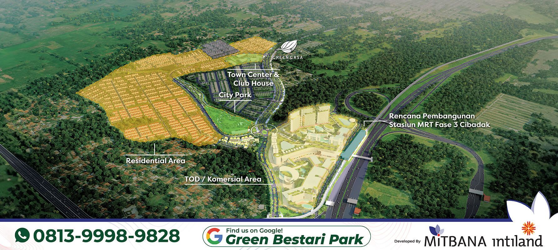 Green Bestari Park Perumahan Milenial Rumah Tangerang Green Casa