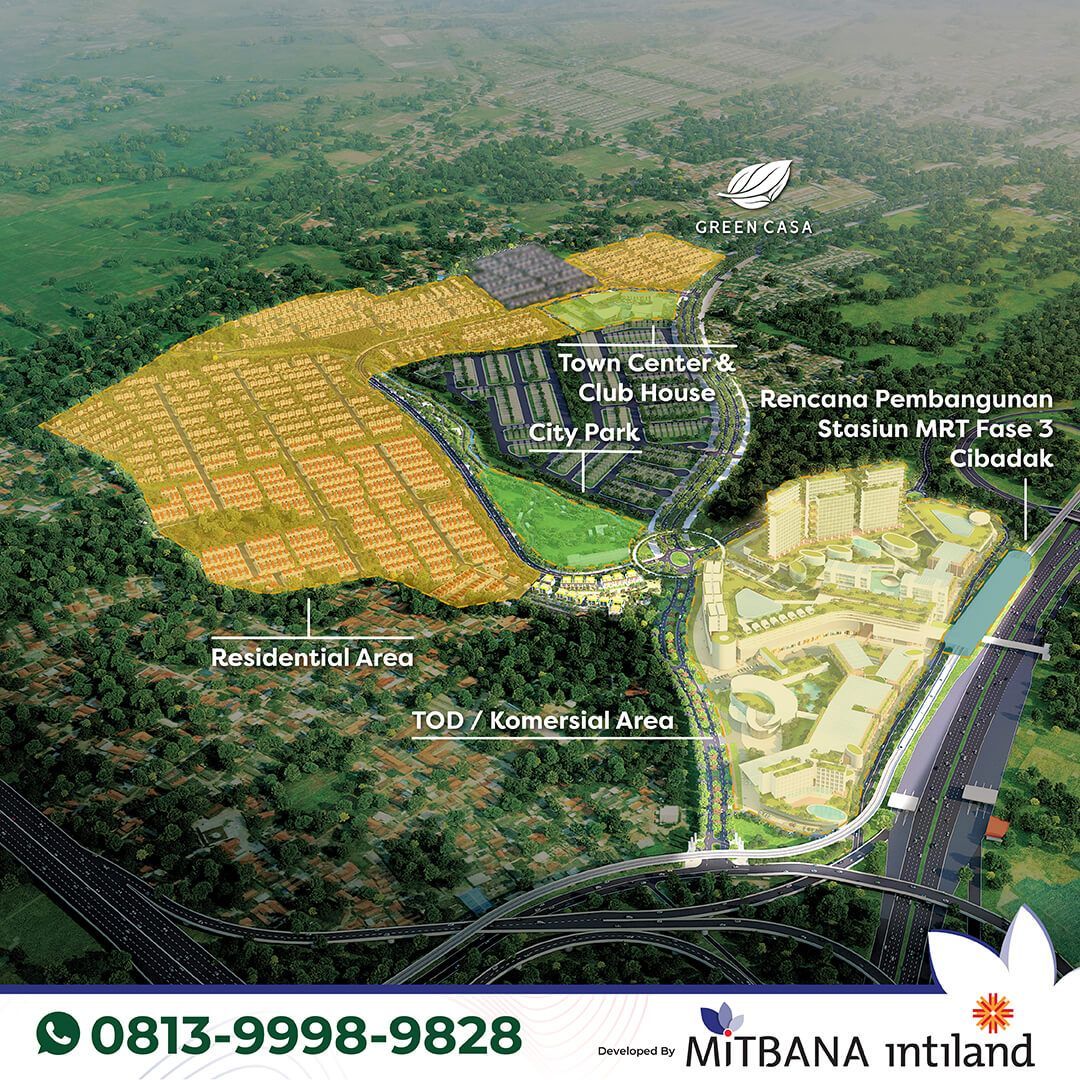 Green Bestari Park Perumahan Milenial Rumah Tangerang Green Casa