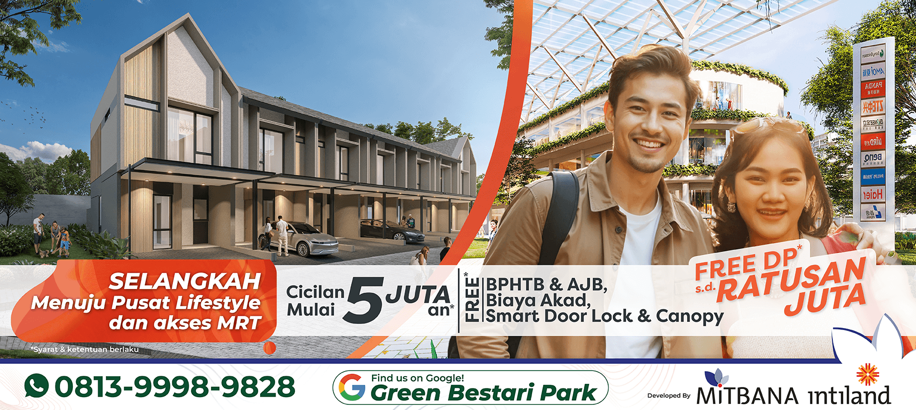 Green Bestari Park Perumahan Milenial Rumah Tangerang Green Casa