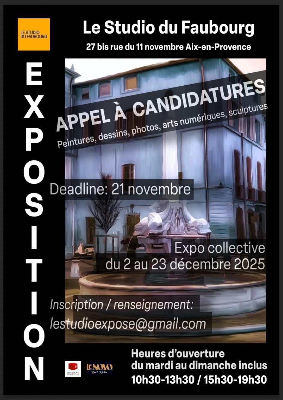 Appel à candidatures

