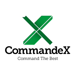 A green x with the words `` command the best '' underneath it. — Architectural Glass Solutions QLD in Cooroy, QLD
