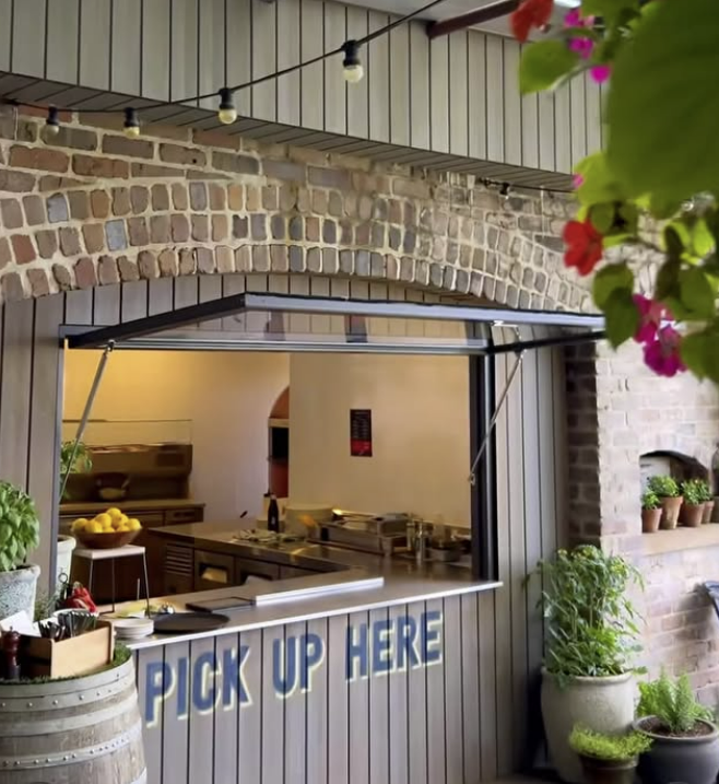 An Outdoor Kitchen Window — Architectural Glass Solutions QLD in Cooroy, QLD