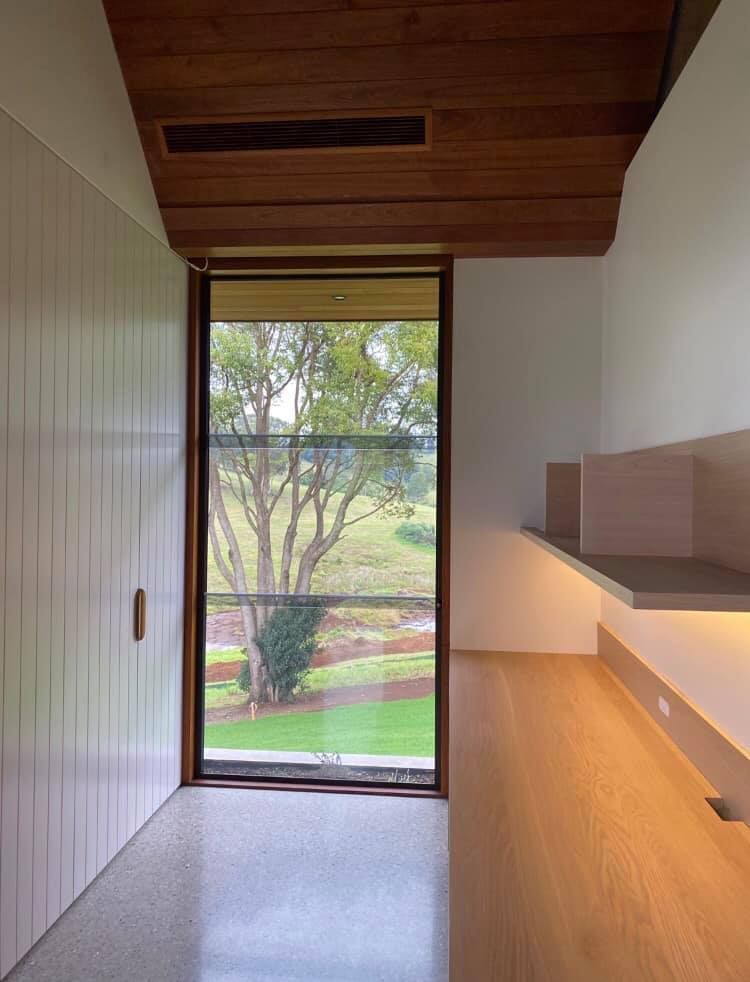 Sashless window installed in a house — Architectural Glass Solutions QLD in Cooroy, QLD
