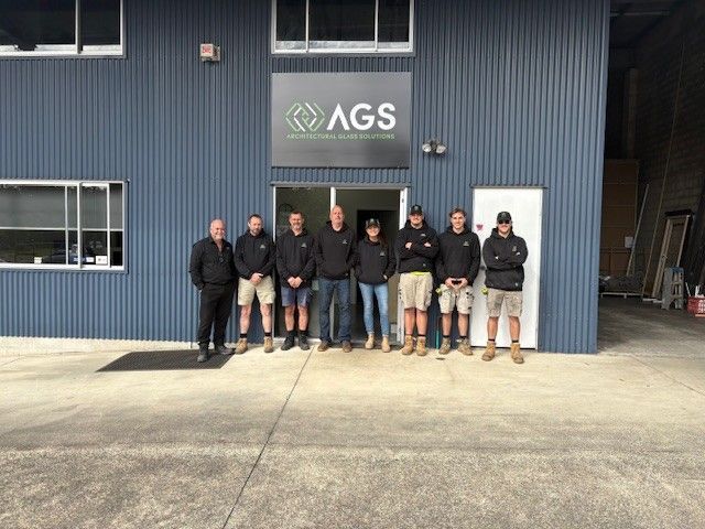 A team photo— Architectural Glass Solutions QLD in Cooroy, QLD