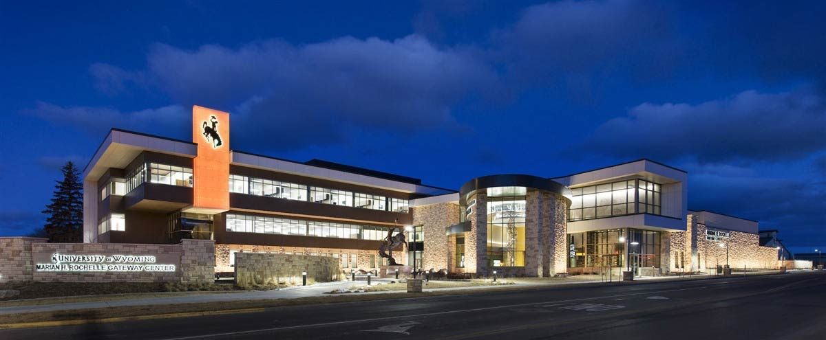 Buliding At Night Time — Cheyenne, WY — Glass Masters