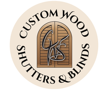 Custom Wood Shutters and Blinds Logo
