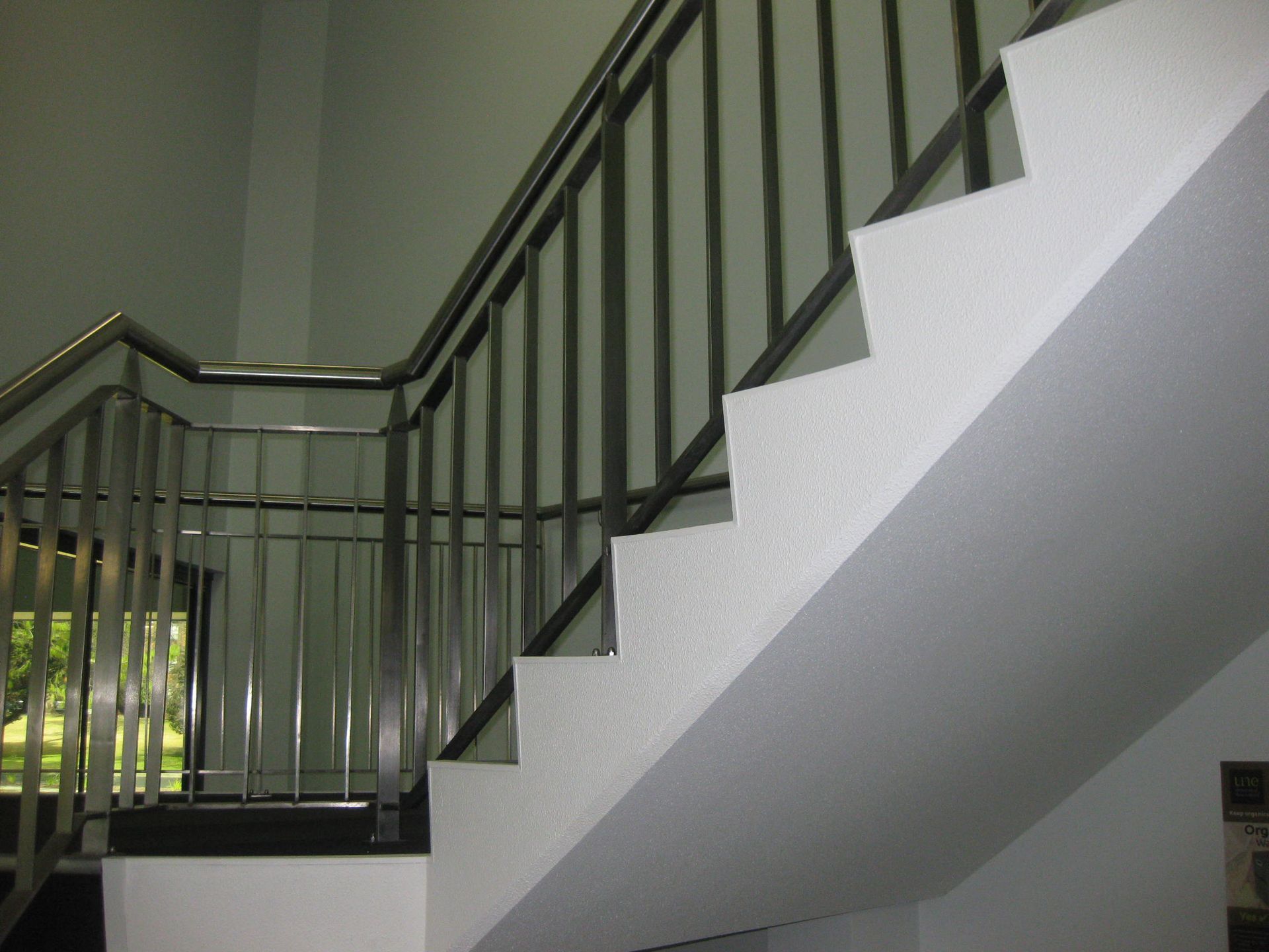 high quality paint job completed on staircase at wright college armidale 