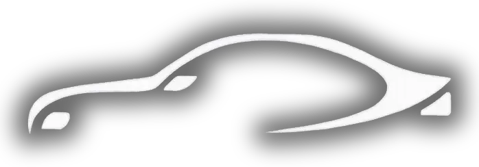 Dealership Autoplex Collision Center logo mark - white car outline