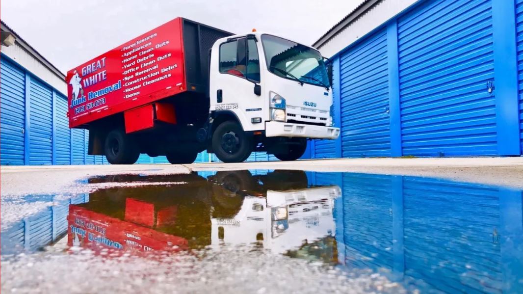 Junk Removal Truck — Stockton, CA — Great White Junk Removal