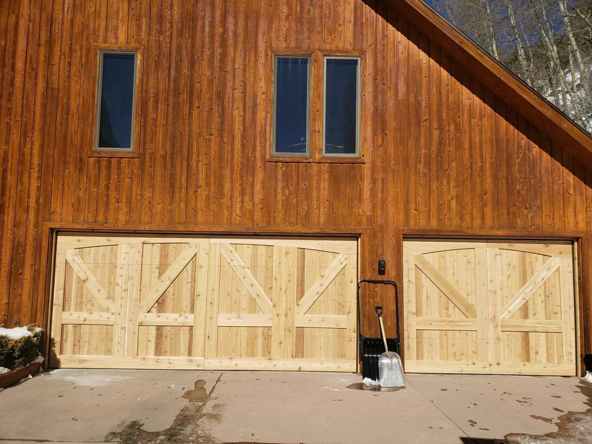 Garage Door Install — Quality Wooden Garage Door in Montrose, CO
