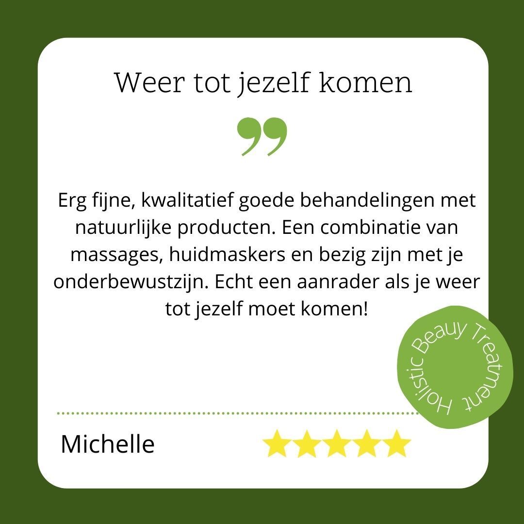 Holistisch Schoonheidsspecialiste review