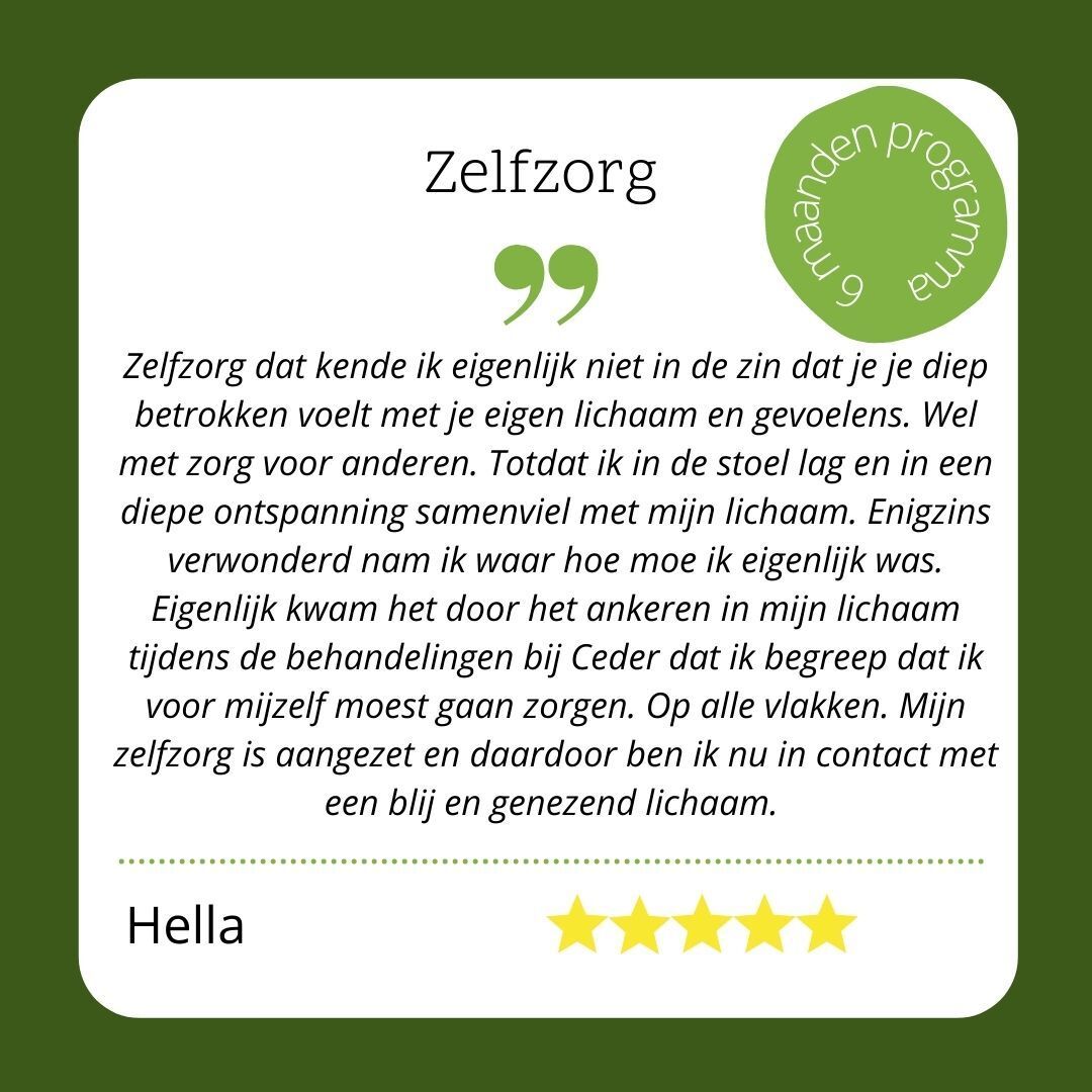 Holistisch Schoonheidsspecialiste review zelfzorg