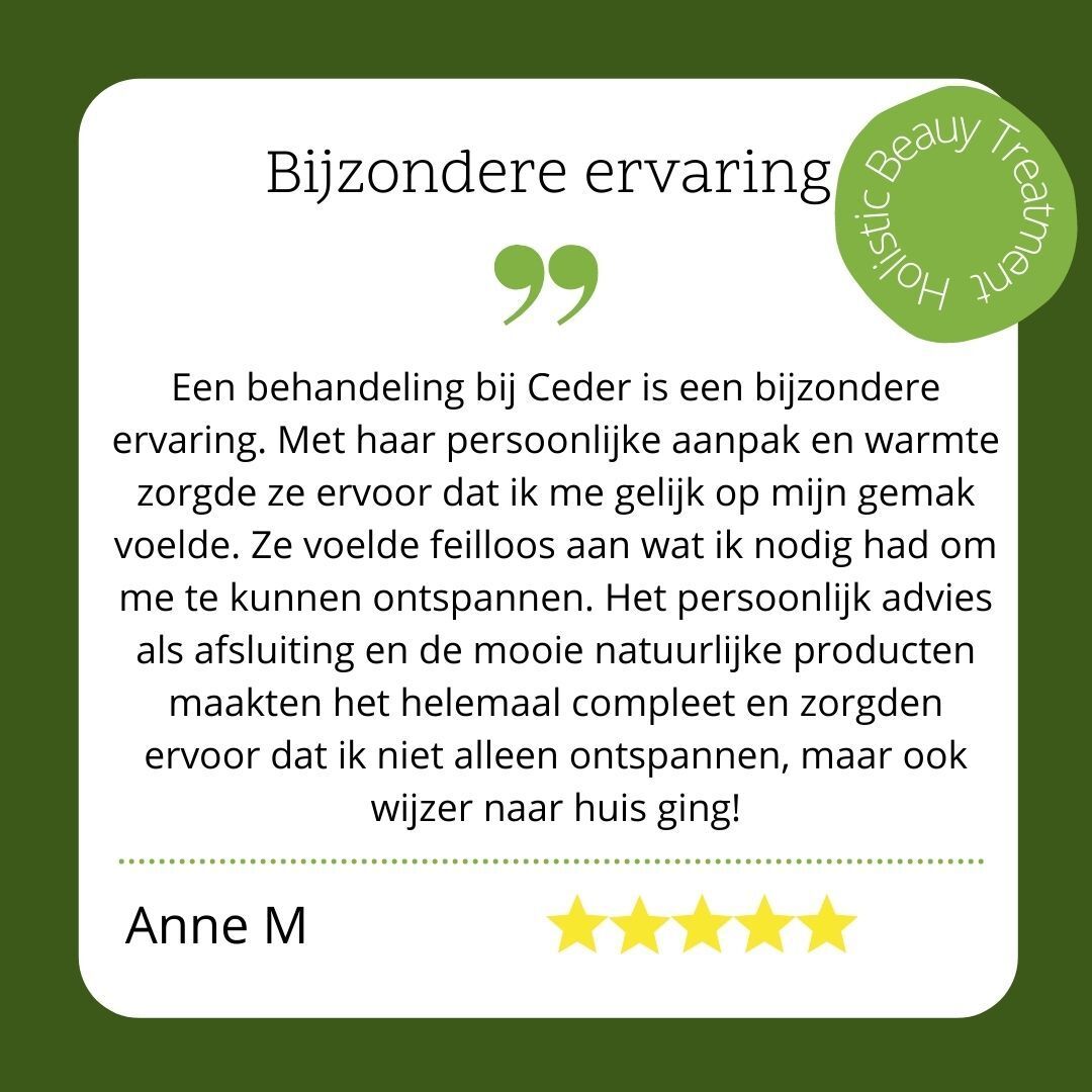 Holistisch Schoonheidsspecialiste review