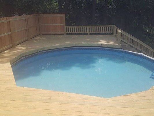 Deck — Deck with Pool in Pearl, MS