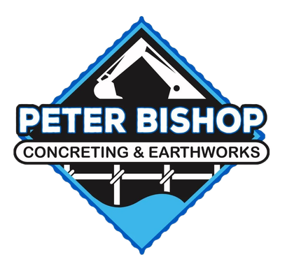 Peter Bishop Conreting & Earthworks logo — Peter Bishop Concreting In Mary Valley, QLD