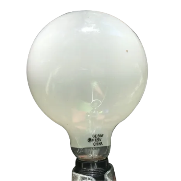 A light bulb with the word china on it