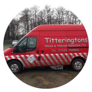 Titterington's Truck & Trailer Services Ltd company van