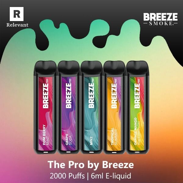 the pro by breeze 2000 puffs 6ml e-liquid