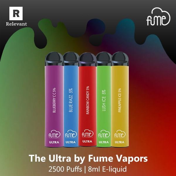 the ultra by fume vapors 2500 puffs 8ml e-liquid