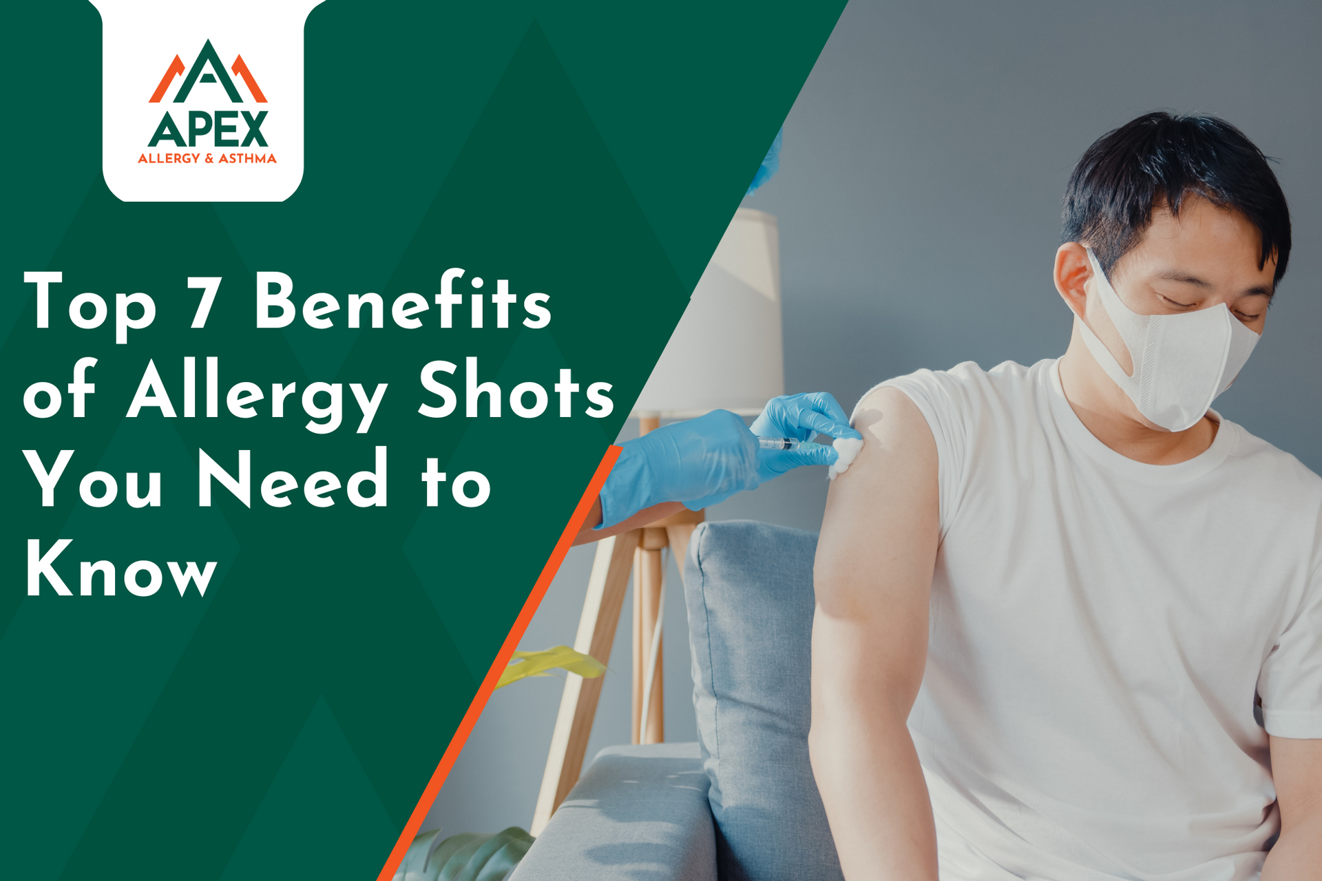 A San Antonio allergy specialist giving an allergy shot to a patient. 