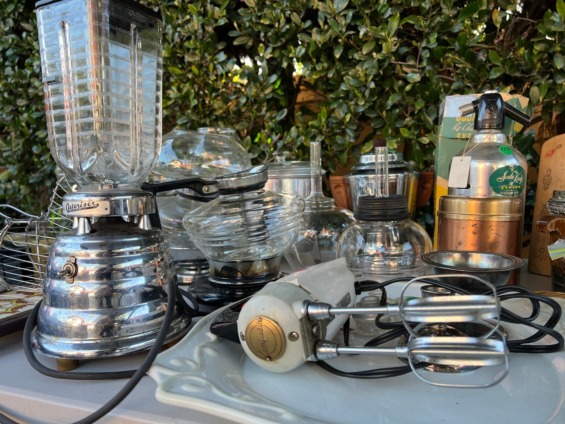 vintage mixer and blender