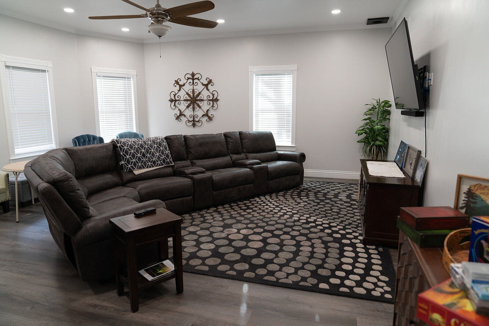 sectional in family room