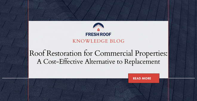 Roof Rejuvenation for commercial buildings