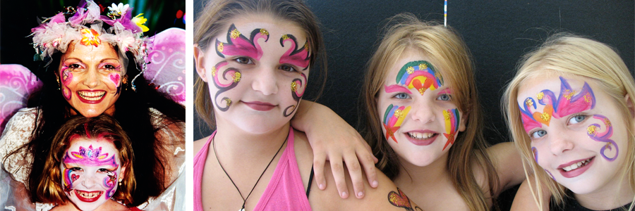Childrens face painting services in Brisbane