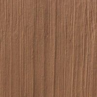 A close-up texture of wood grain with vertical lines in a medium-brown tone.