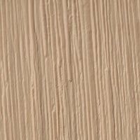 Close-up of a light tan, textured surface featuring vertical ridges resembling wood grain or combed plaster.