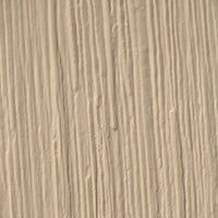 A close-up of a light tan surface with a vertically oriented, textured wood grain pattern.