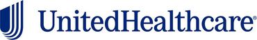 UnitedHealthcare logo. Dark blue text and symbol.