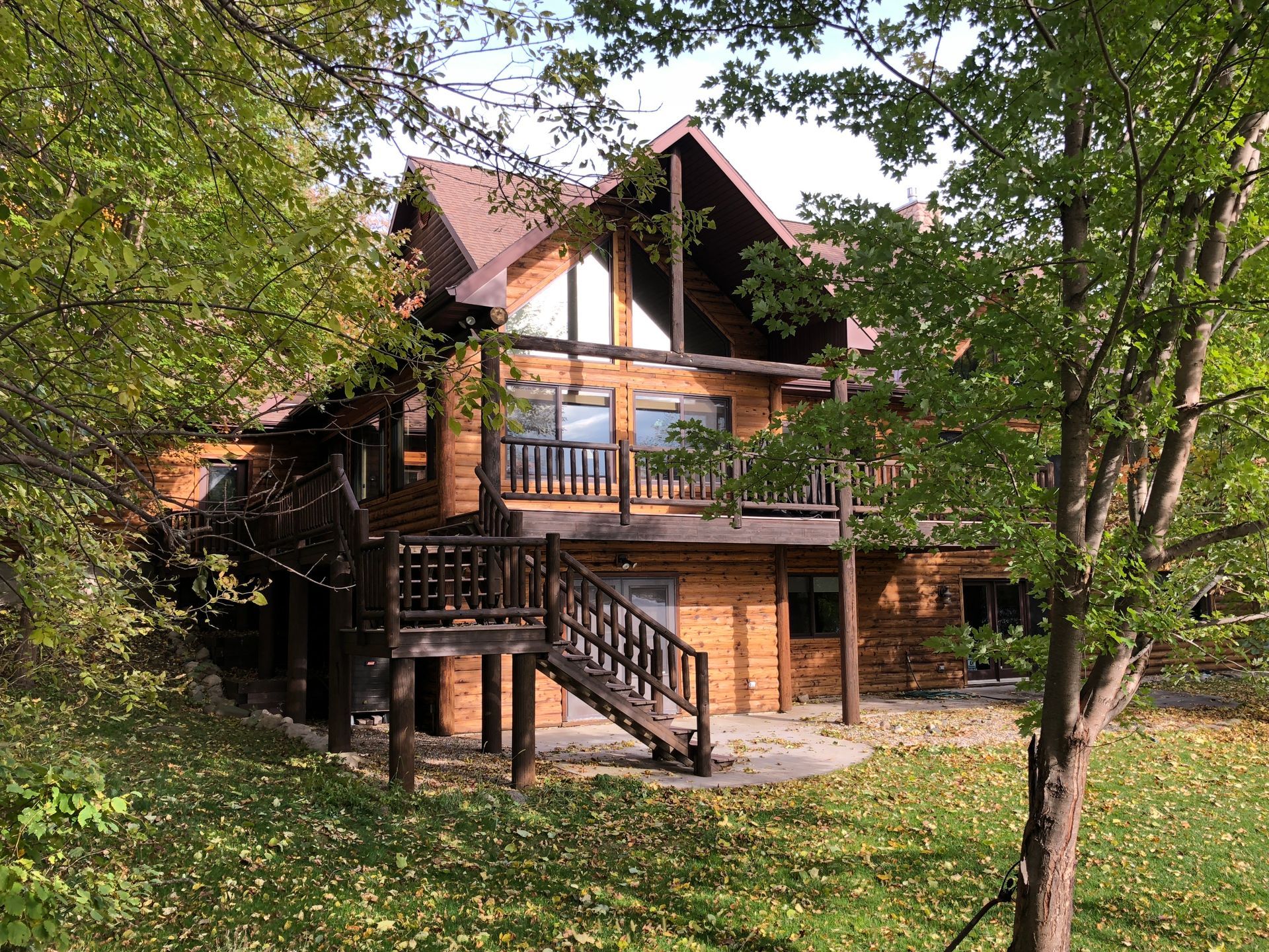 House – MN - Lifetime Staining and Log Restoration