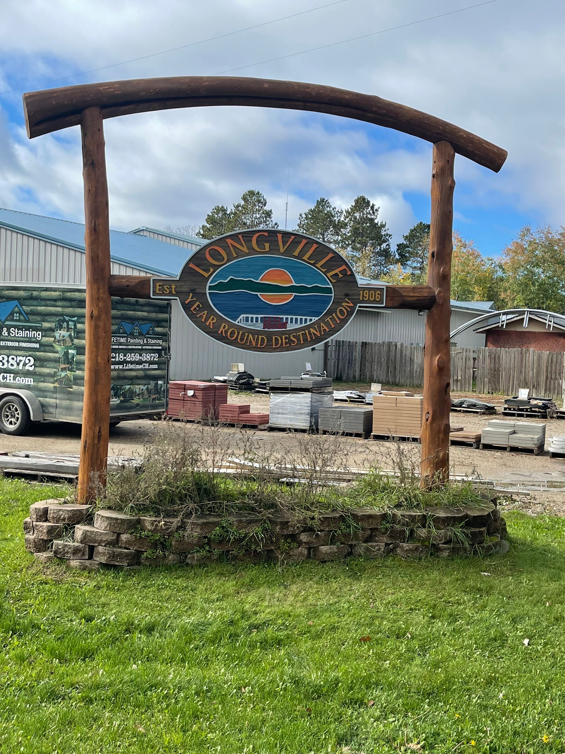 A Sign – MN - Lifetime Staining and Log Restoration