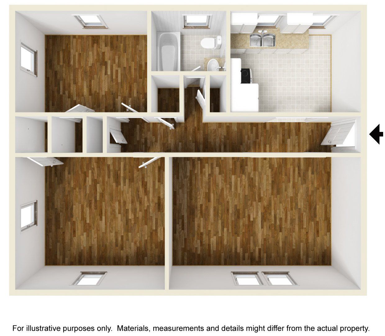 Classic American Floor Plan 1