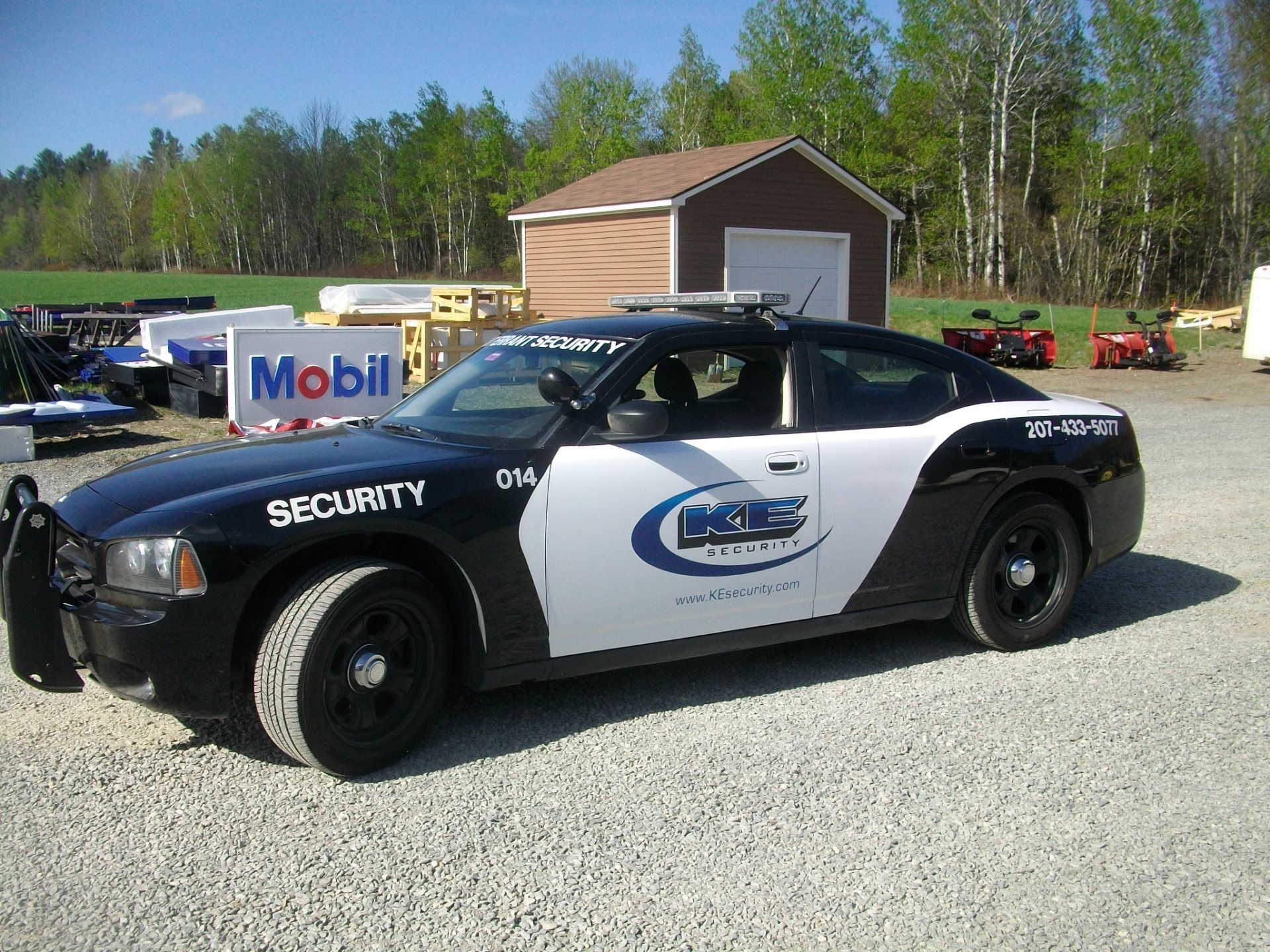 Police car with custom wraps — Car Wraps in Stetson, ME