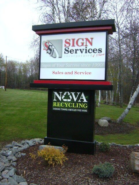 Sign Services Inc logo — Pylon Signs in Stetson, ME