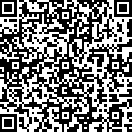 QR code with a pattern of black and white squares. QR code with a pattern of black and white squares.
